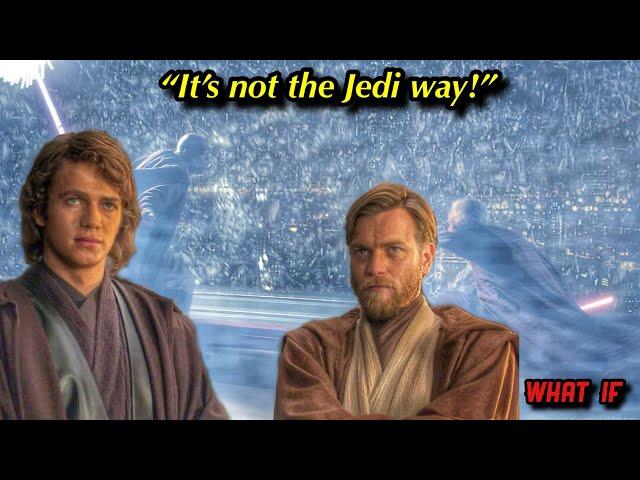 What if Obi-Wan WENT WITH ANAKIN To Confront Palpatine And Windu | Star Wars Fan Fiction