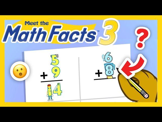 Meet the Math Facts Addition & Subtraction Level 3 - Worksheet 2 | Preschool Prep Company