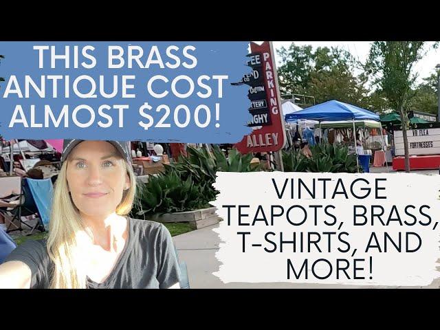 This Brass Antique cost almost $200! Come Shop With Me