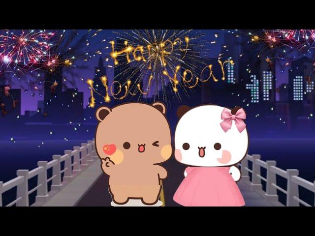 Dudu Bubu's New year Celebrations|Bubu Dudu||Peach Goma||Milk Mocha||Bear Panda||Happy New Year|