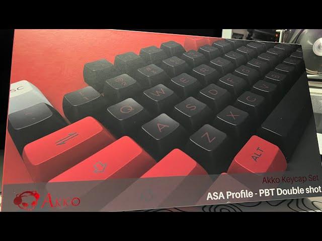 PBT Кейкапы Akko «Bred ASA». Отзыв и опыт использования.