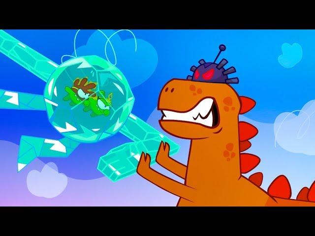 Om Nom Stories - Super Noms VS Godzilla (Cut the Rope) Super ToonsTV