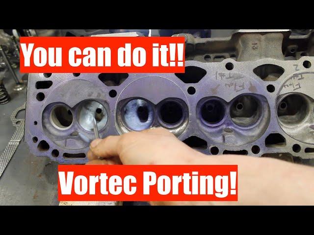 Vortec Head Basic Porting! Made Easy with Flow Bench Results!