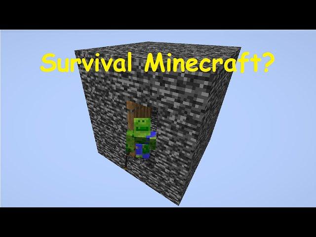 How to make a Bedrock Bunker in Survival Minecraft