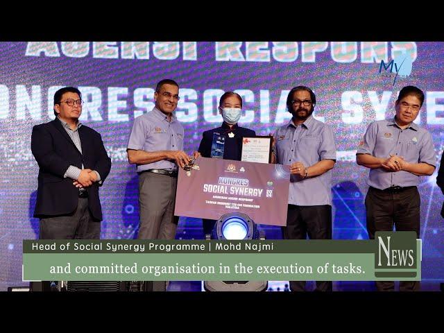 [NEWS] Tzu Chi Honoured as a Responsive Agency at Social Synergy Congress.