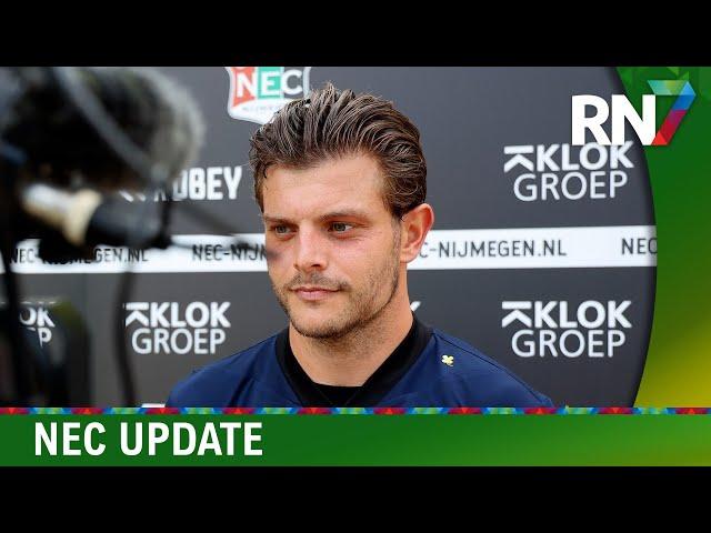 Stijn van Gassel krijgt nu de kans bij NEC maar voelde zich in het begin wel klote. || NEC UPDATE