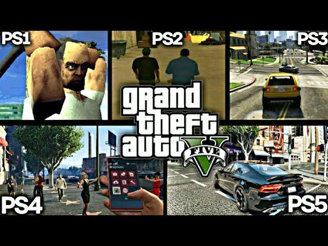 GTA V PS1 VS PS2 VS PS3 VS PS4 VS PS5