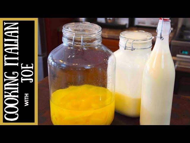 Delicious Limoncello with Cream Crema di Limoncello | Cooking Italian with Joe