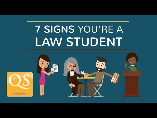 7 Signs You're a Law Student