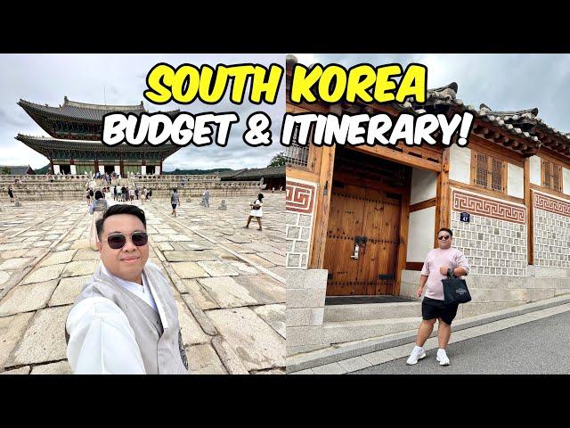 How much I spent in South Korea for 6 days?! + detailed itinerary!  | Jm Banquicio