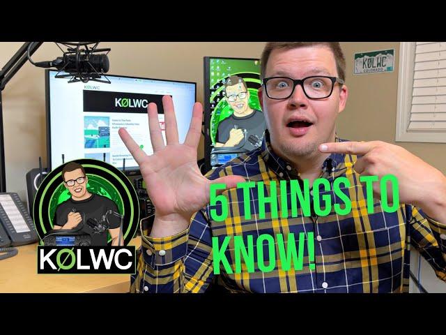 Ham Radio Basics: 5 Things Every Ham Radio Operator Should Know