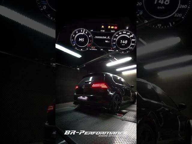 Golf 7R + #milltek exhaust / Stage 1: 381Hp-500Nm by #brperformance /#golf7r #golfgti #golf7 #shorts