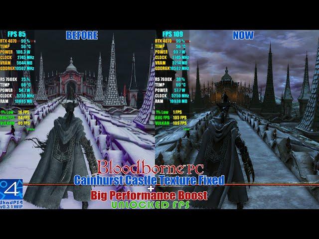 Bloodborne PC Big Progress (Cainhurst Castle Texture Fixed) ~ ShadPS4 Emulator v0.3.1 WIP