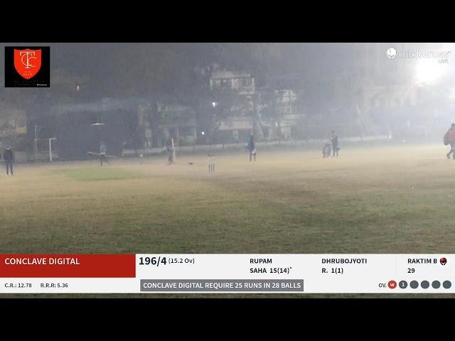 Live Cricket Match | Freedom Gladiators vs Conclave Digital | 28-Dec-24 06:26 PM 20 overs | Season 2