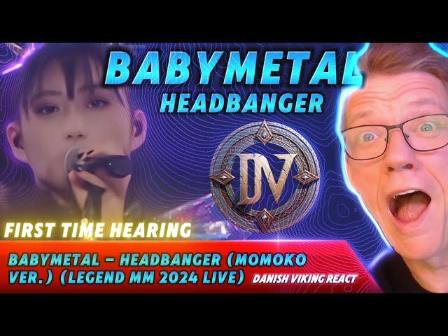 Reacting to Babymetal Headbanger Momoko ver Legend MM 2024 #reaction #babymetal #babymetalreaction