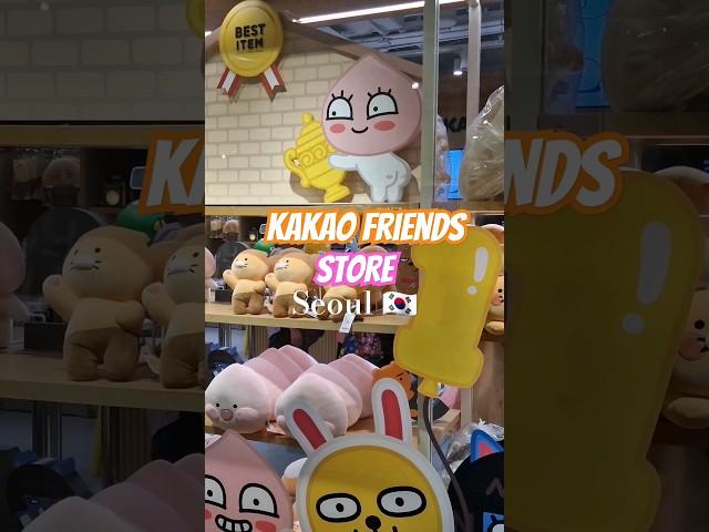 Kakao Friends Store in Myeongdong, Seoul  #shorts #kakaofriends #seoul #korea