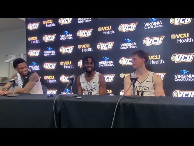 VCU's Zeb Jackson, Luke Bamgboye, Max Shulga on 80-56 win over Davidson