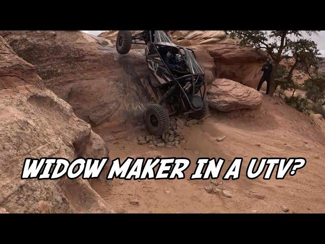 Moab's Widow Maker in a UTV