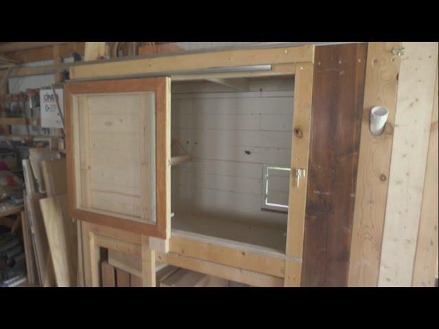 Tour of Chicken Coop Made From Recycled Wood!