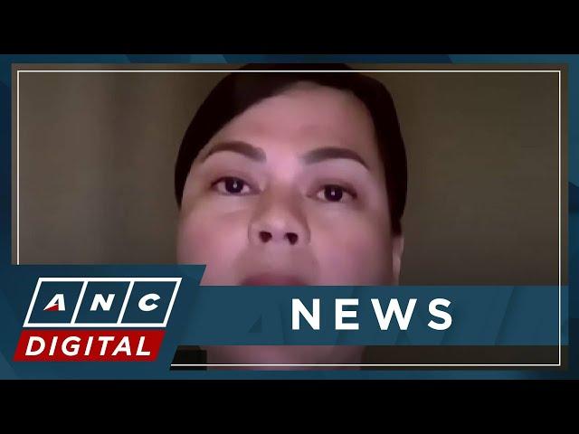 VP Sara: Duterte's transfer to the Netherlands 'constitutes extraordinary rendition' | ANC