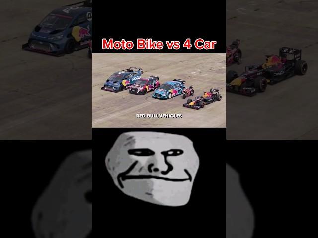 Formula F1 vs 4 MORE CARS#shorts #redbullf1 #kawasaki #rally