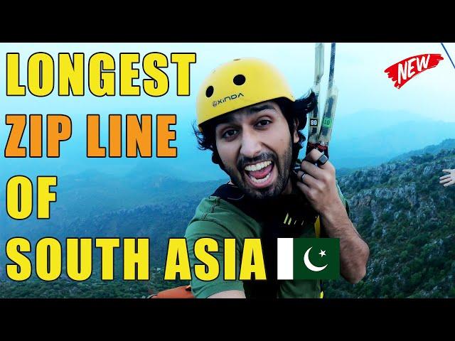 Longest Zip line of South Asia | Zip line Pakistan | Skybridge Cherat