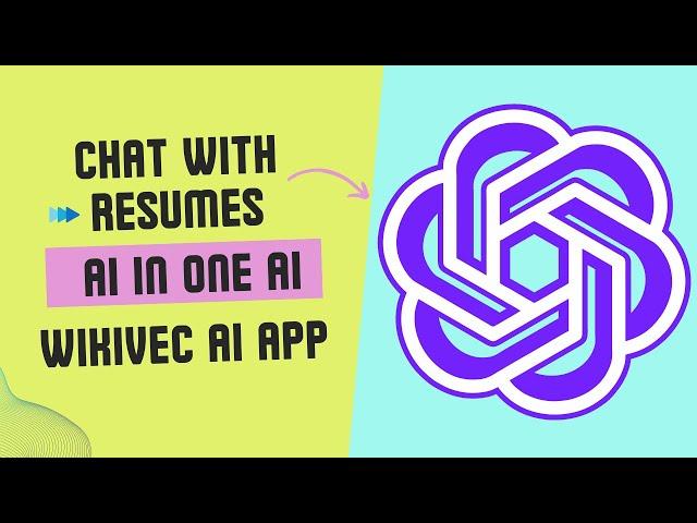 Game-Changing AI Resume Builder - Live & Chat with Your Resume with Wiki AI Resume Builder for GPT