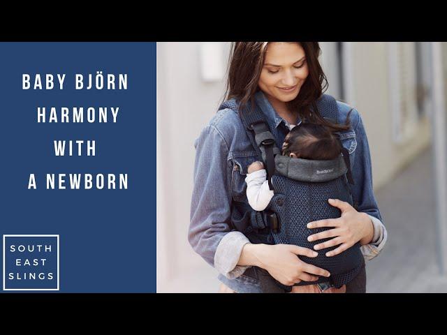 Baby Bjorn Harmony carrier to carry a Newborn / with a New Baby