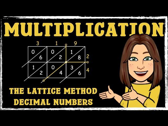 The Lattice Method | Multiplication | Decimal Numbers | Maths with Mrs. B