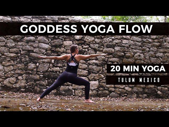 Goddess Yoga Flow: 20 min yoga | Glutes + Core Activation