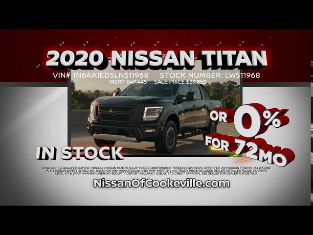 Nissan of Cookeville August Specials