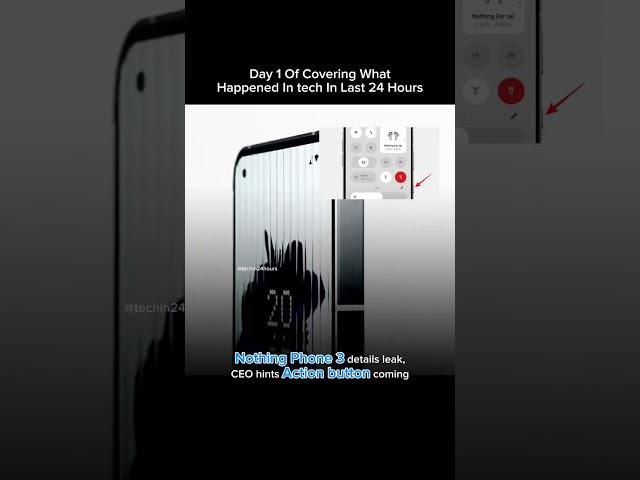 Nothing CEO Carl Pei tease #shorts #ytshorts #tech #nothingphone #carlpei #phone #techin24hours