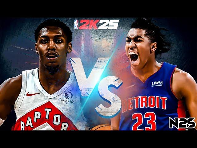 Toronto RAPTORS vs Detroit PISTONS - NBA 2K25 Gameplay