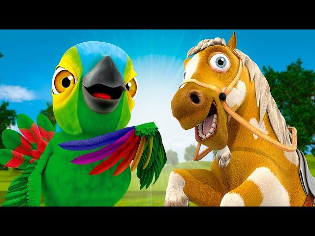 Let's Dance My Draft Horse and More Songs! - Videos for Kids