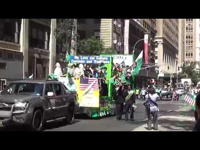 Madison Avenue Pakistan Independence Day Parade in New York August 24, 2014