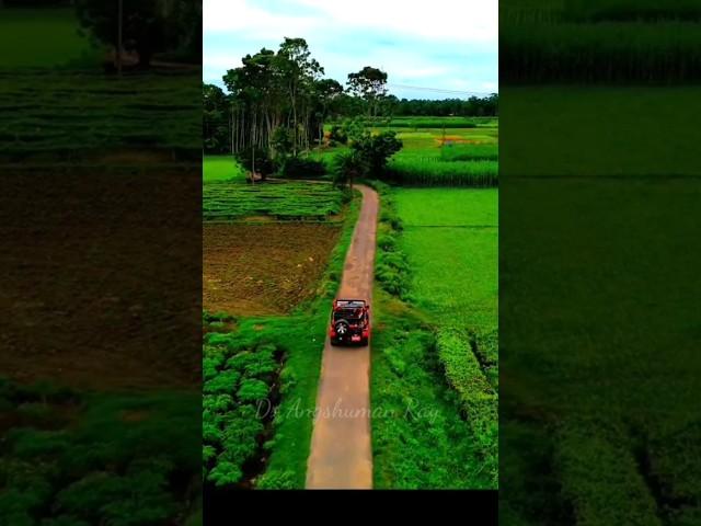 Charming Village Roads #dronefootage #naturelovers #villagelife #youtubeshorts #viralshorts #nature