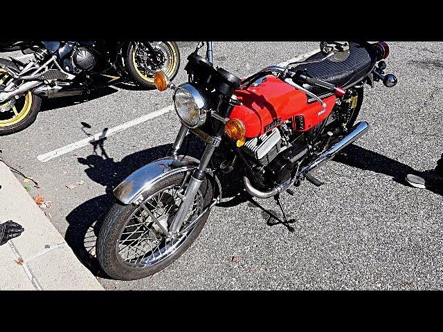 RD350 YAMAHA MONK MOTORCYCLE MEETUP AND NEW MT09 in 4K.