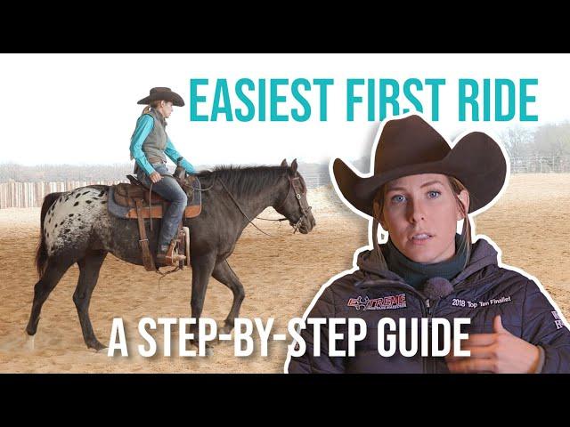 Step-By-Step STARTING YOUR COLT - The First Ride