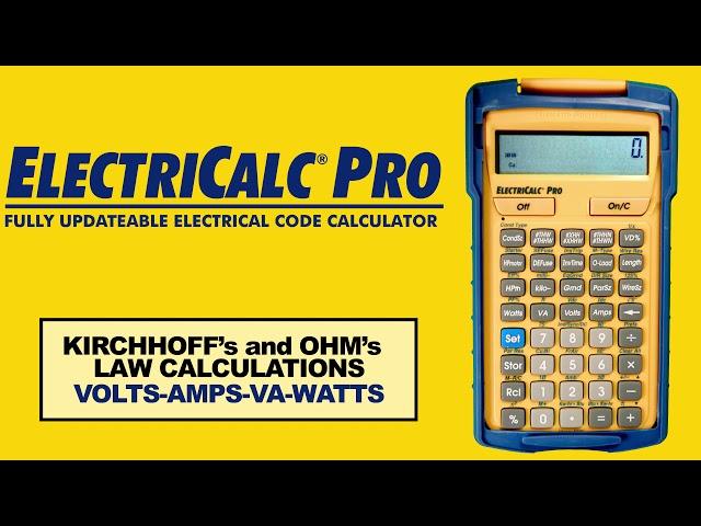 ElectriCalc Pro Intro and How to Use