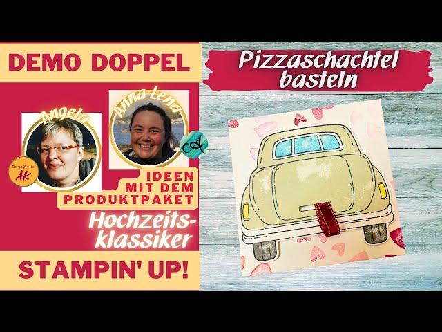 Anleitung: Pizzaschachtel basteln - mit Hochzeitsklassiker von  Stampin' UP!