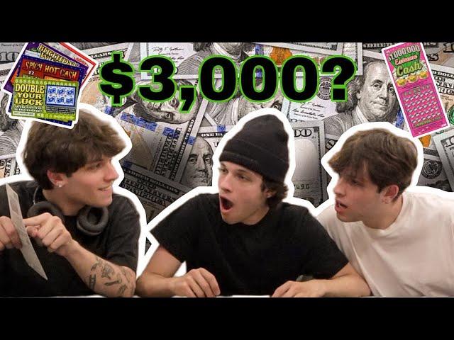 WE SPENT $3,000 ON LOTTERY TICKETS!!!