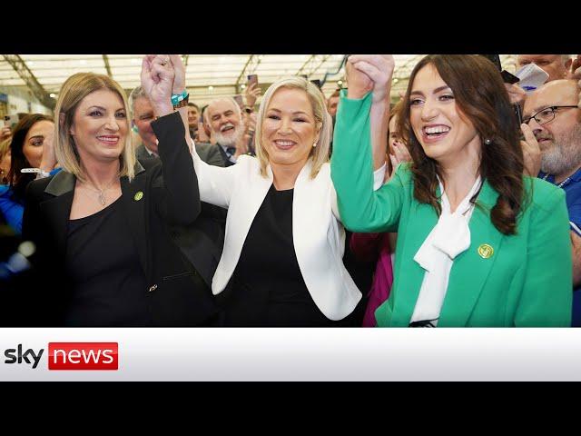 Sinn Fein on track to become biggest party in Northern Ireland