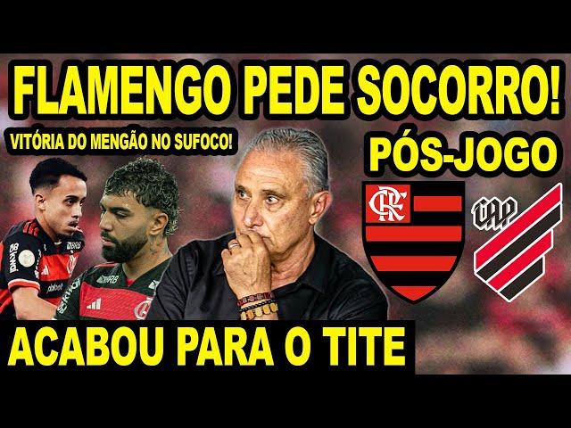 ACABOU O TRABALHO DO TITE NO FLAMENGO! GERSON FAZ GOL E SALVA O MENGÃO! PÓS JOGO FLA! BRASILEIRÃO E+