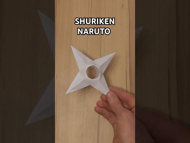 EASY NARUTO ORIGAMI SHURIKEN NINJA STAR - | How To Make a Paper Ninja Star