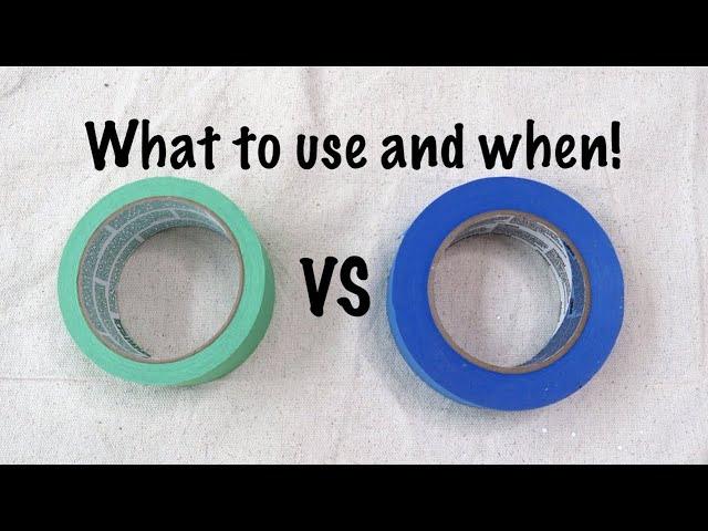 GREEN TAPE vs BLUE TAPE!