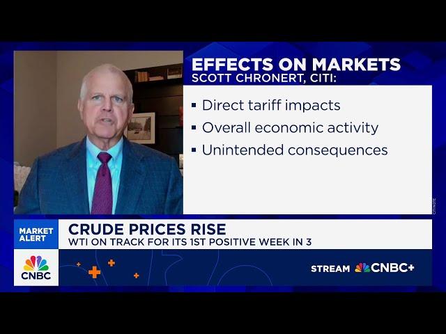 Citi's Scott Chronert: Sector influence is where tariff, macro pressures will play out