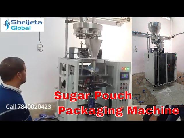 1kg 2Kg Sugar Pouch Packing Machine | Collar Type Cup Filler Packaging Machine - Shrijeta Global