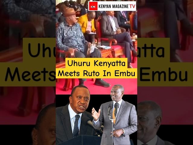 TENSION as President Ruto and Uhuru Kenyatta meet in Embu today