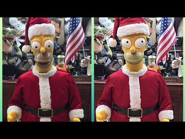 Gemmy Life-Size Animated Santa Homer Simpson (US and AU variants!) Review!