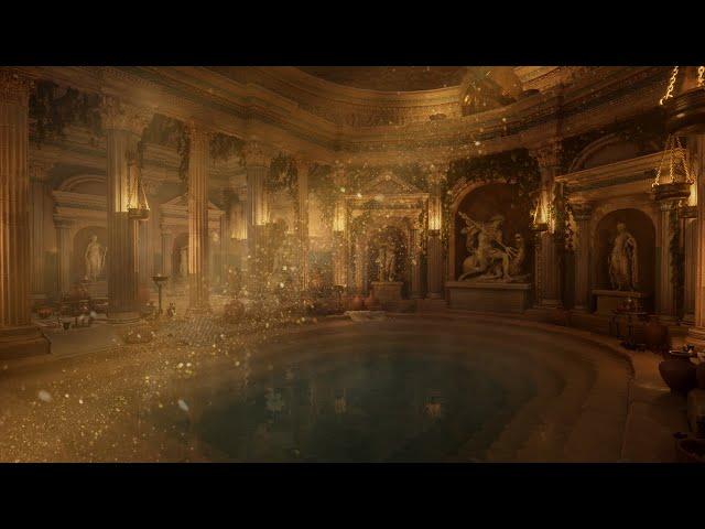 The Ancient Roman Baths for nocturnal philosophers️ Immersive Experience (4K)